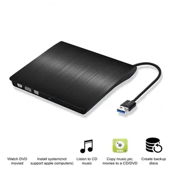 

USB 3.0 Slim External DVD RW CD Writer Drive Burner Reader Player Optical Drives For Laptop PC