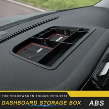 Приборной панели автомобиля коробка для хранения накладка для Volkswagen Tiguan 2010 2011 2012 2013