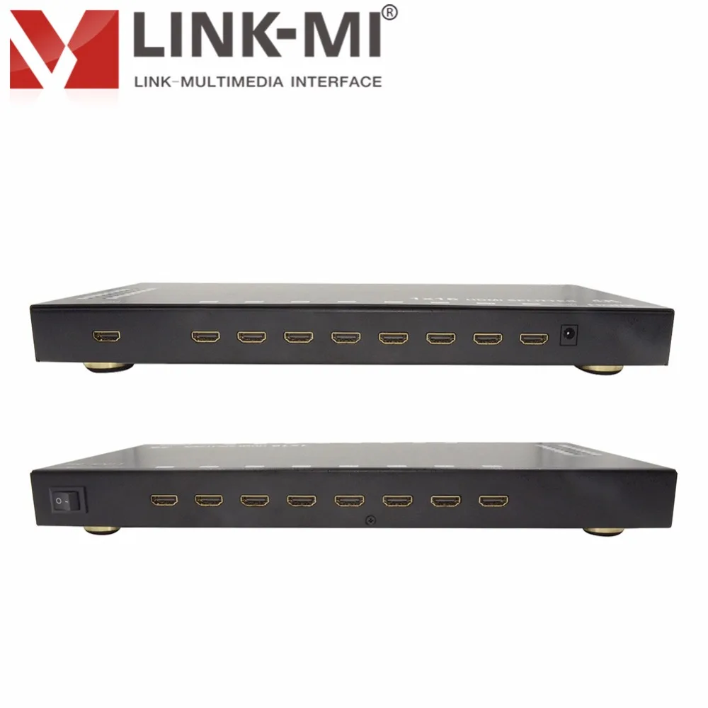 

LINK-MI 1x16 HDMI Splitter 1x8 1x4 1x2 3D Video Full HD Projector Multi Ways Output Signal Distribution 1080P