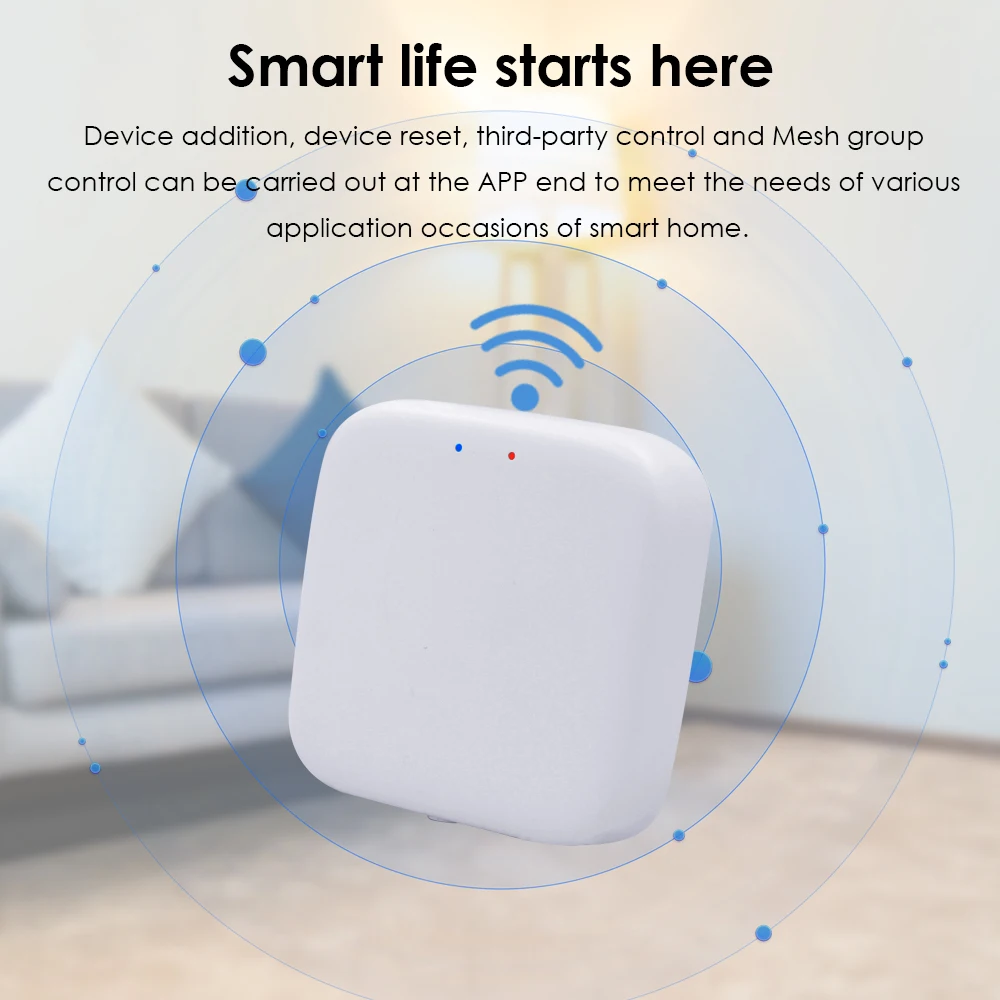 Tuya Wifi Bridge Wireless Wifi Gateway 2.4G Smart Life APP Remote Control Device
