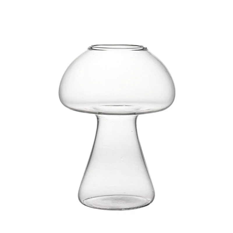 

Mushroom Design 380ml Cocktail Glass , Novelty Drink Cup for KTV Bar Night Party