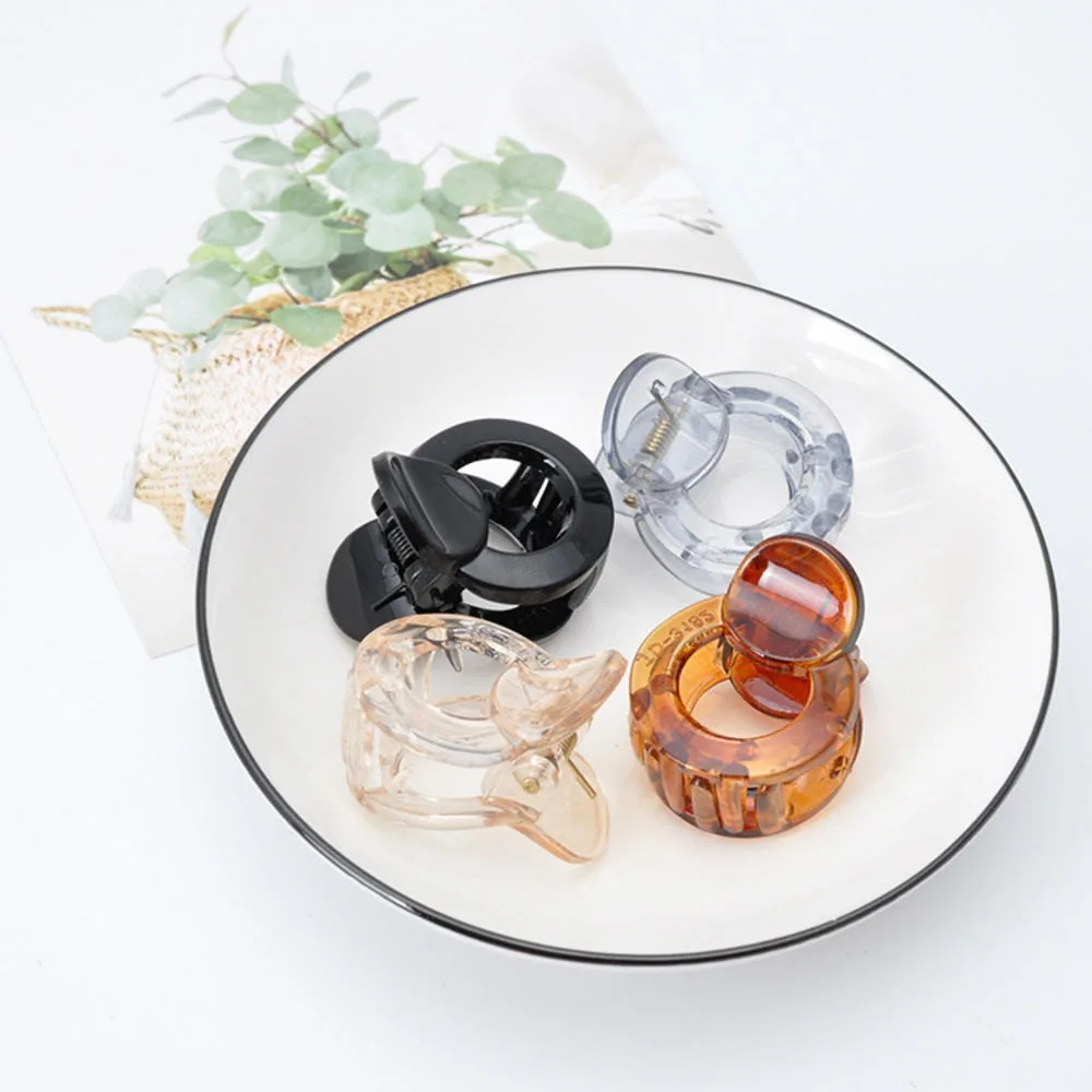 New Fashion Acrylic Women Hair Claw Simple Mini Hairpins Fashion Girls Bun Maker Hair Clip Clamp DIY Tool Hair Accessories New Fashion Acrylic Women Hair Claw Simple Mini Hairpins Fashion Girls Bun Maker Hair Clip Clamp DIY Tool Hair Accessories