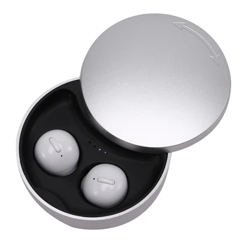 

TWS X21S Bluetooth 5.0 Wireless Earphone Noise Reduction Binaural HD Call Earbuds Mini Invisible Mini Headset with Charging Case