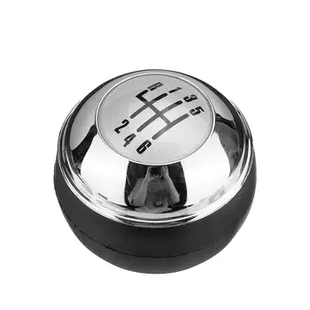

6 Speed Chrome Gear Shift Knob Shifter Lever Hand Ball For Mini R50 One D R52 R53 Cooper S 3 Doors 2001-2008