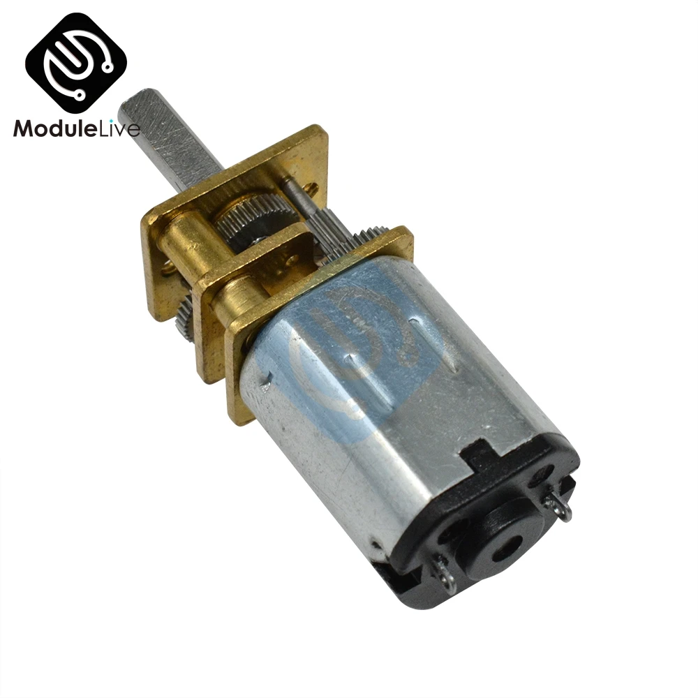 Greartisan DC 12V 78RPM N20 High Torque Gear Motor - Mini Metal Gearbox For DIY, RC Toys, Smart Devices
