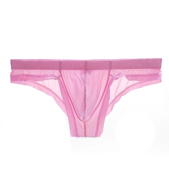 Pink Gay Men Underwear Briefs Soft U Convex Cotton Male Underpants Penis  Pouch Comfortable Men's Panties Cuecas Hombre - AliExpress