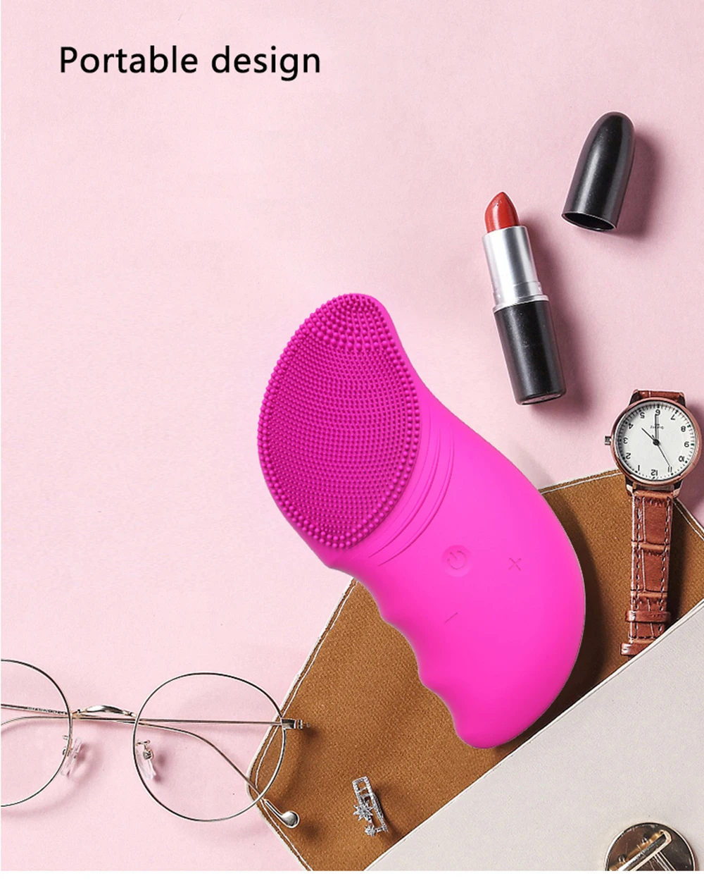 Face Cleansing Brush Electric Vibrator Facial Brush Deep Washing Pore and Blackhead