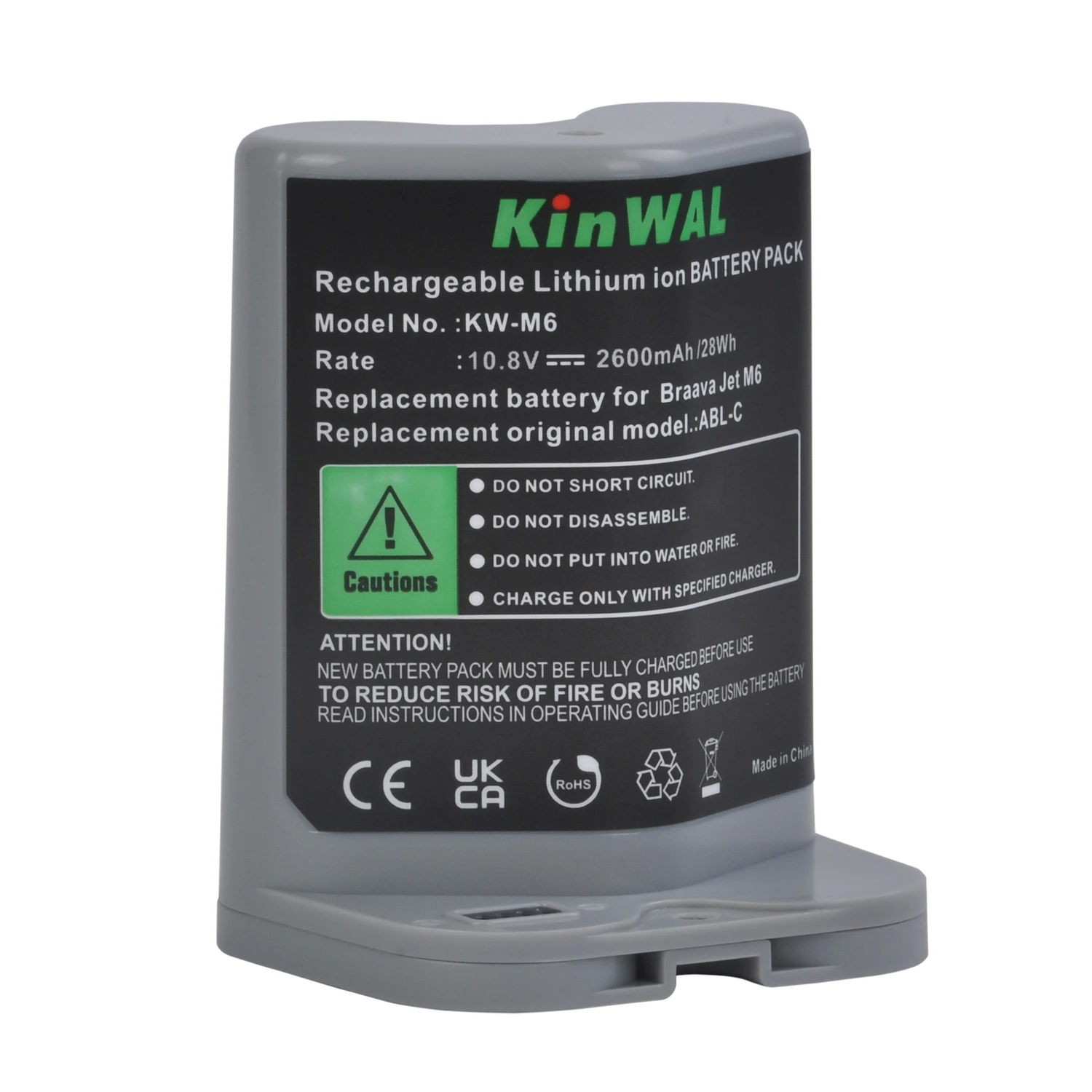 Professional High Power Rechargeable Lithium ion Battery for iRobot Braava Jet M6 Vacuum Sweeper