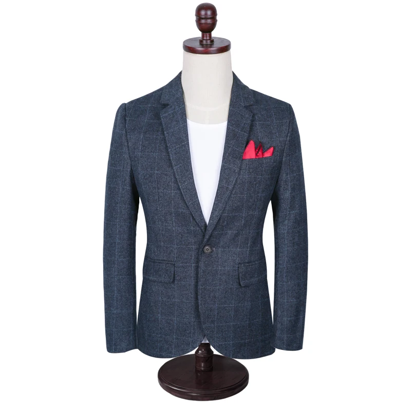 

2020 new men plaid jacket autumn suit Blazer fashion casual men suit jacket large size 5xl jackets and coats
