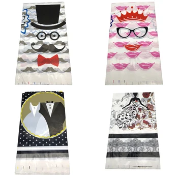 

1PCS Bachelor Party Decoration Wedding Party Lips Moustache Theme Plastic Table cover Bride Favors Tablecloth Event Supplies