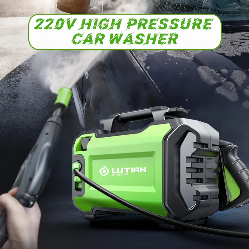 best cordless pressure washer 220V High Pressure Car Washing Machine Portable Car Washer Household Pump Water Gun with Foam Generator for ParkSide Car Shower automatic car wash machine