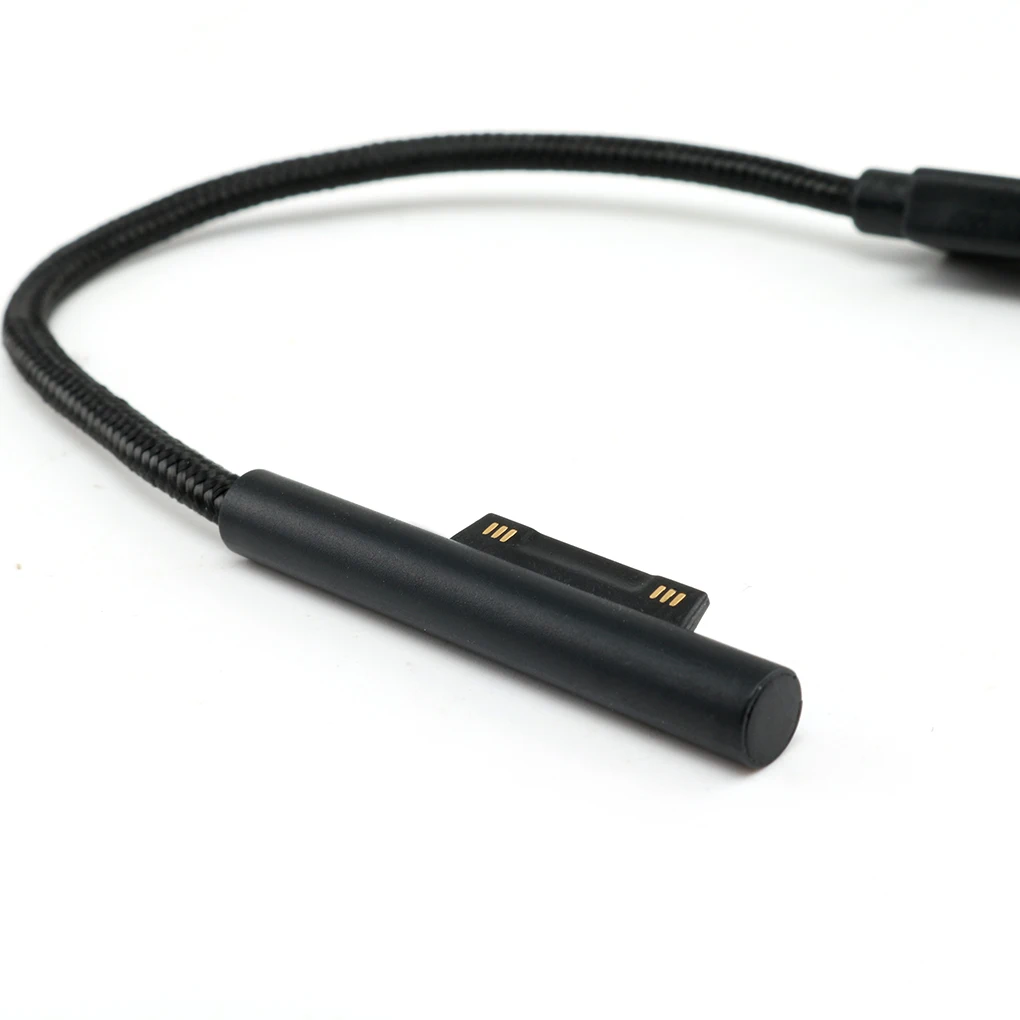 Зарядное устройство USB Type-C Кабель-адаптер для зарядки Surface Pro 3 4 5 6 Go Book 15 в зарядка