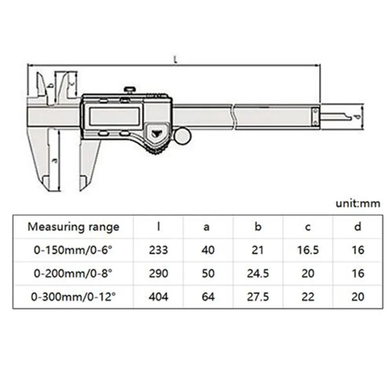 Mitutoyo штангенциркуль цифровой штангенциркуль 0-150 0-300 0-200 мм lcd 500 196 20 электронный измерительный из нержавеющей стали