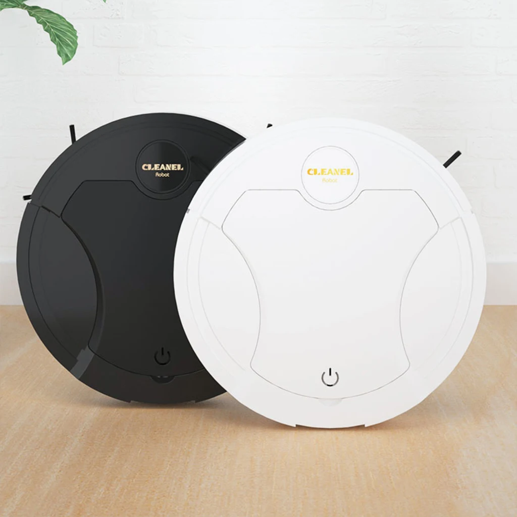 Smart Robot Vacuum Cleaner USB Charging Home Floor Sweeper Multifunctional UV Disinfection Lamp Spray Humidification