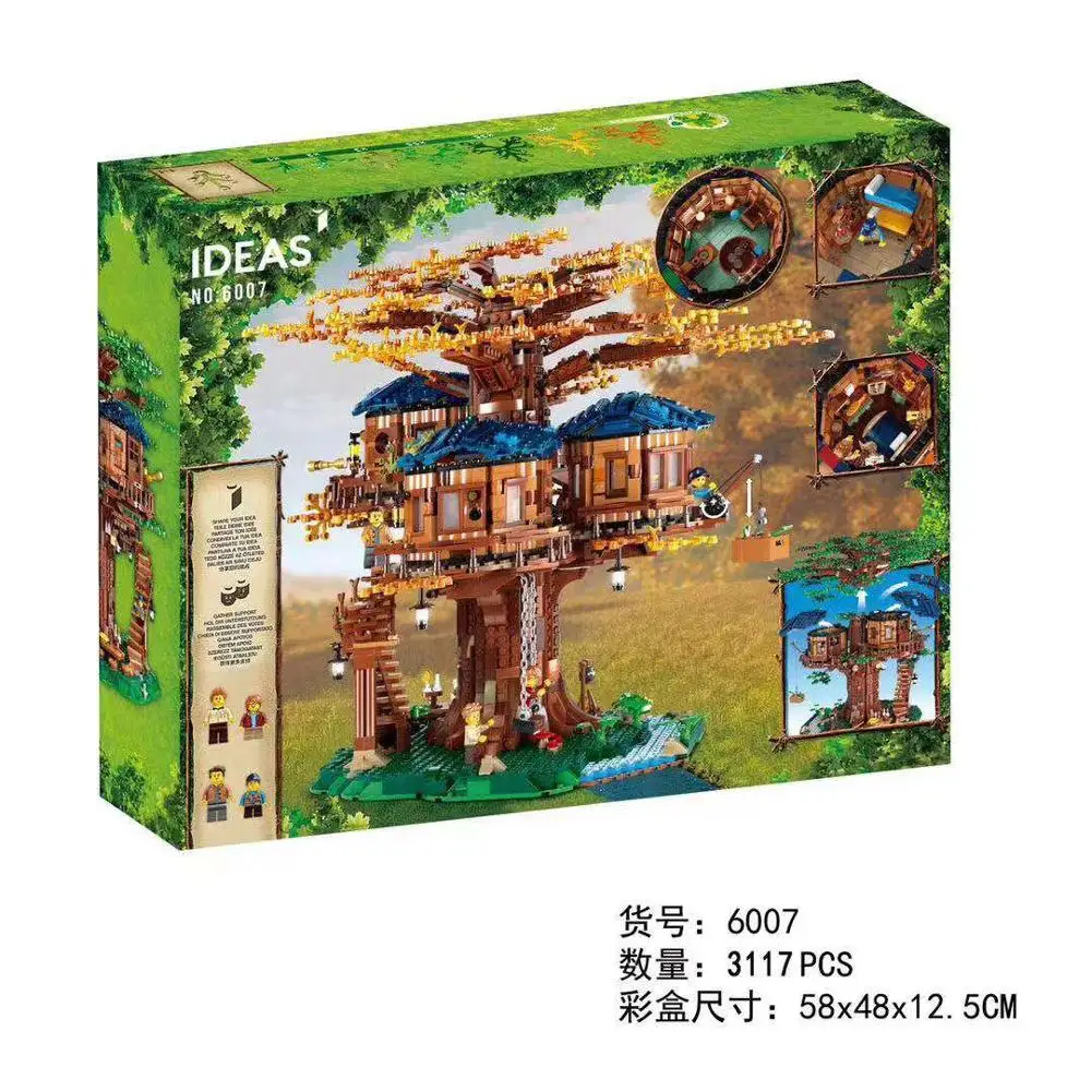 

Compatible WIith 21318 New Tree House Model Ideas Series Building Blocks Bricks Kids Educational Toys Birthday Gifts