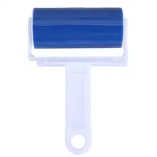 Washable Roller Dust Cleaner Pet Hair Woolen Clothes Lint Sofa Sticking Roller Reusable Dust Wiper Tools Household Cleaning Tool