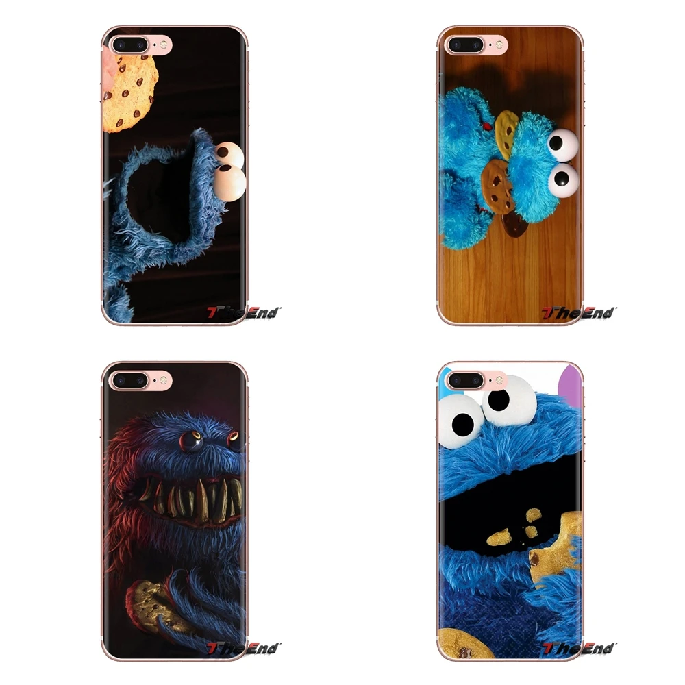 Cartoon cookie monsters elmo Transparent Soft Cover For Xiaomi Mi6 Mi 6 A1 Max Mix 2 5X 6X Redmi Note 5 5A 4X 4A A4 4 3 Plus Pro |