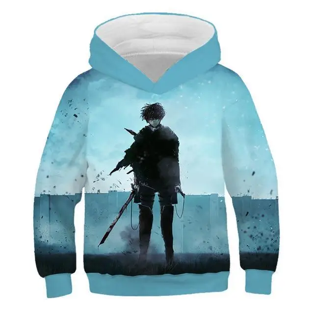 Sudadera para nios y nias con estampado 3D gigante de аниме де Сангре кон сомбреро Harajuku Хип Хоп X Task Force Прямая поставка - Цвет: TNT-803