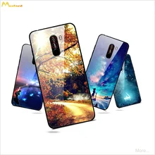 Poco F1 Cover For Xiaomi Pocophone F1 6gb 64gb 128gb Cases Guitar Lion Piano Lotus jellyfish Patterned Skin Glass Mirror Shell Poco F1 Cover For Xiaomi Pocophone F1 6gb 64gb 128gb Cases Guitar Lion Piano Lotus jellyfish Patterned Skin Glass Mirror Shell