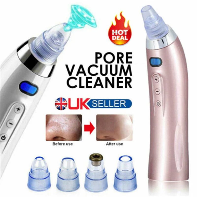 Аппарат для микродермабразии, Электрический Уход за кожей лица, очиститель пор и черных точек, вакуумный очиститель акне, очищающее средство, инструменты для ухода за лицом