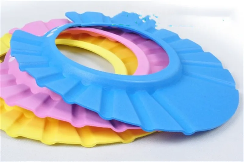 Bathing Shower Newborn Baby Kids Safety Protecting Shield Baby Soft & Adjustable Toddlers Hair Wash Washing Cap Hat Shampoo