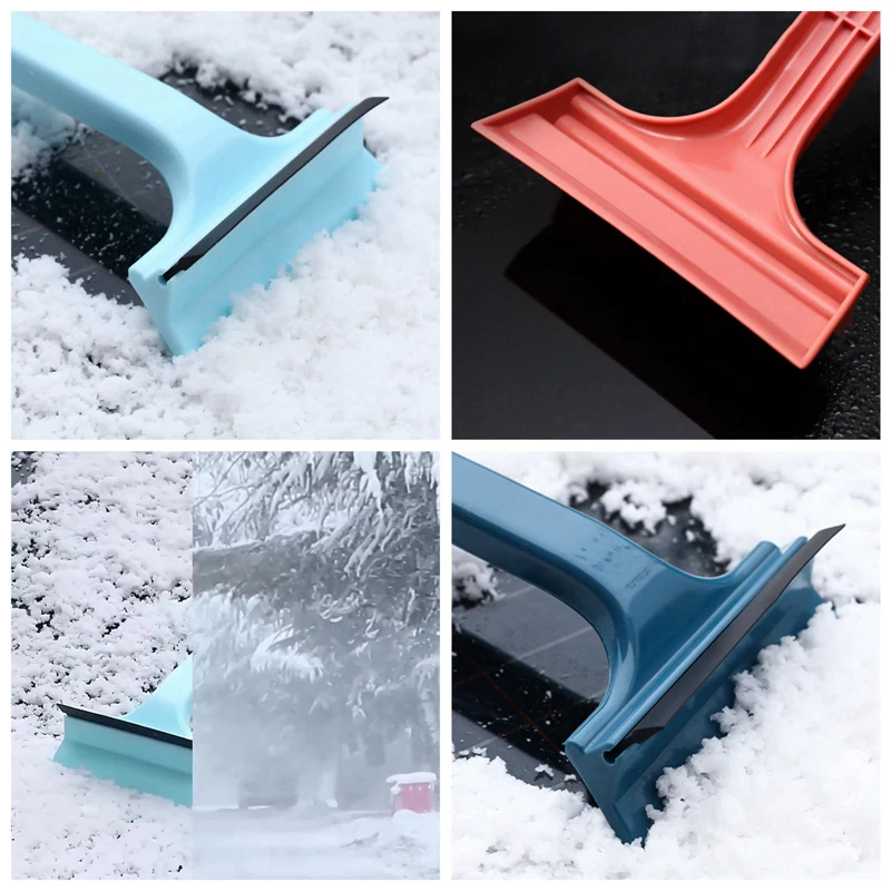 Multifunctional Adjustable Car Ice Scraper 2 In 1 Retractable Telescopic Ice Remover Winter Auto Windshield Snow Shovel