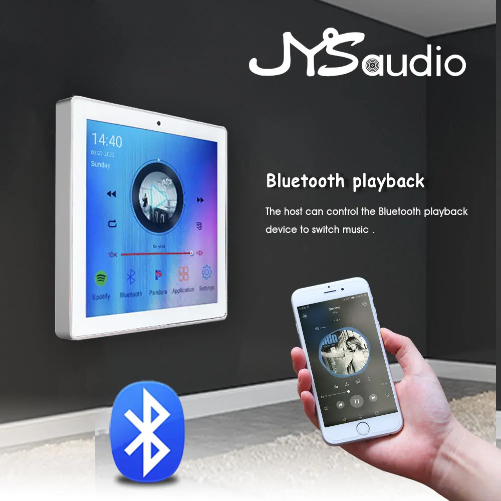 Wi Fi настенный усилитель домашний фон Muisc система хост с Bluetooth USB TF FM радио Функция