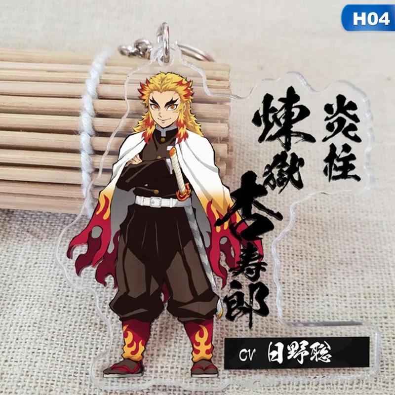 Аниме Demon Slayer: Kimetsu No Yaiba Kamado Nezuko Косплей акриловый телефон кулон брелок для ключей подарки на Рождество