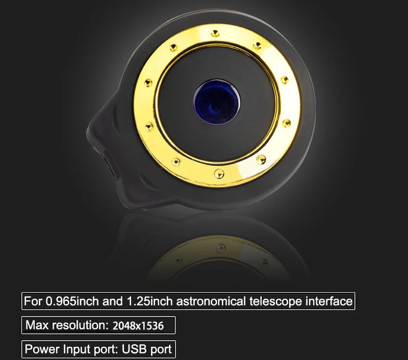 Зрительная труба 3.0MP электронный окуляр цифровой объектив камеры USB порт и датчик изображения с регулируемым монокулярным адаптером телескопа