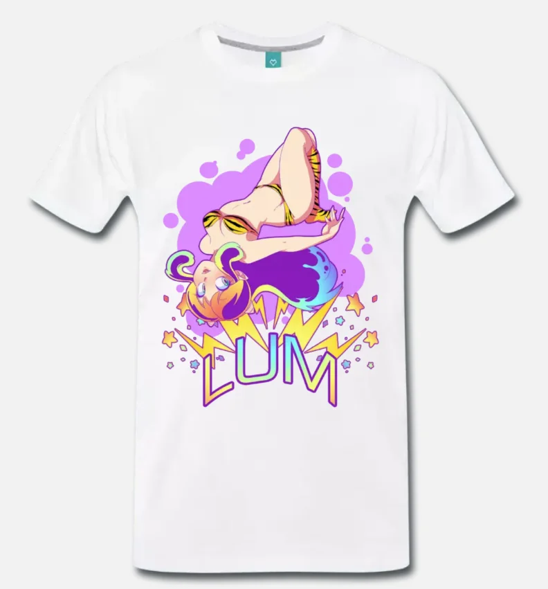 

T SHIRT MAGLIA LAMU LA RAGAZZA DELLO SPAZIO CARTONE ANNI 80 3 S M L XL