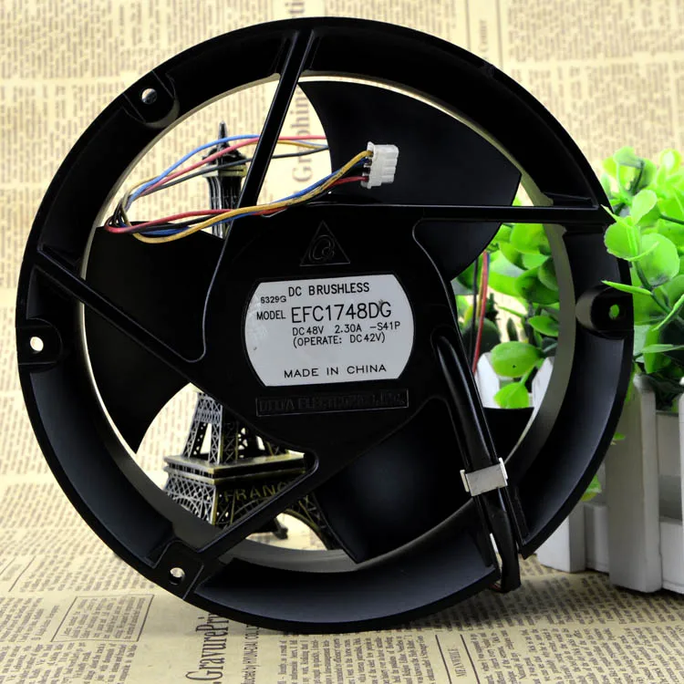Delta Efc1748dg 17251 48V 2.30a четырехпроводная насильственного инвертор Оборудование для