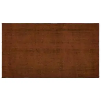 

Handmade Brown Vintage Overdyed Turkish Area Rug 179x303 Cm-5'10''X9'11''