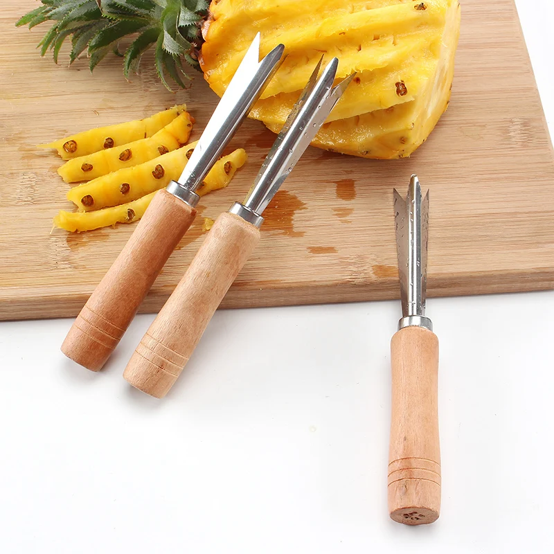 Высокое качество, v-образная форма, нож для чистки ананаса, нож для ананаса, овощерезка, легкий резак, инструменты для фруктового салата, кухонные аксессуары