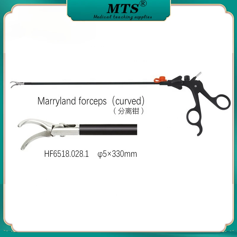 

Endoscopic Surgery Medical Instruments Marryland forceps curved head Laparoscopic tainless steel Surgical Separating forceps