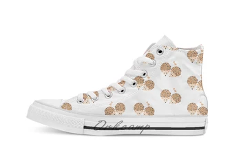 

hedgehogs breathable Casual High Top lace-up Canvas shoes sneakers Drop shipping