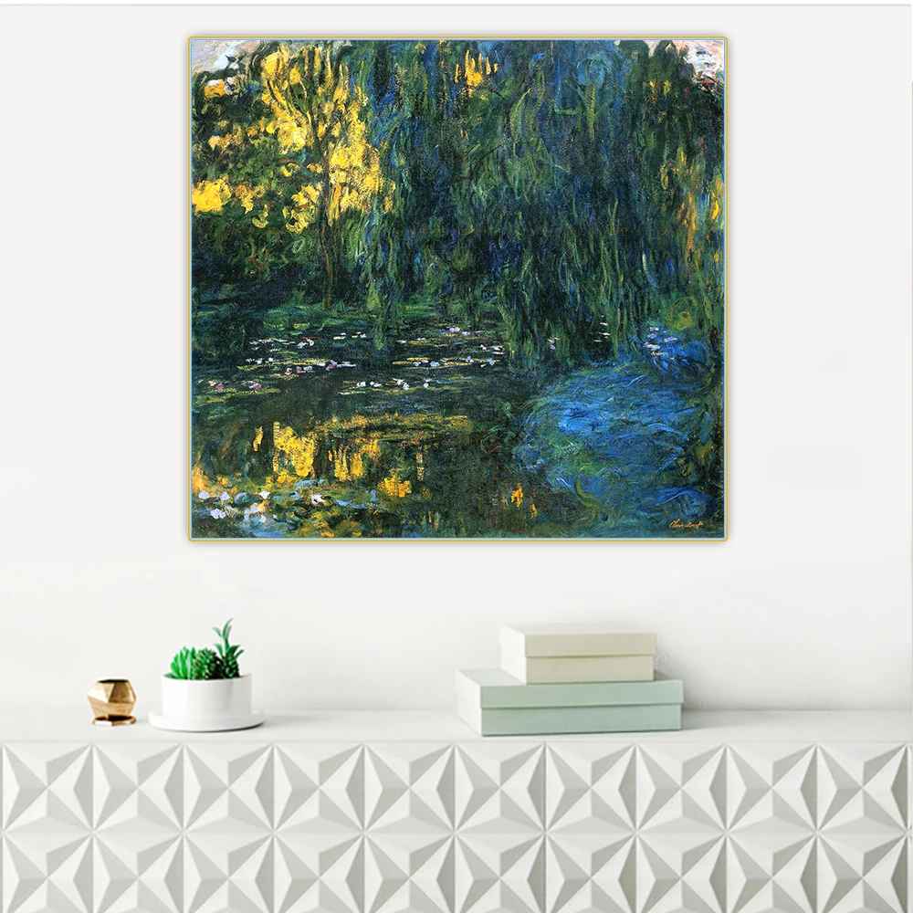 Цитон Клода монета Impression soleil levant Canvas холст искусство Масляная живопись