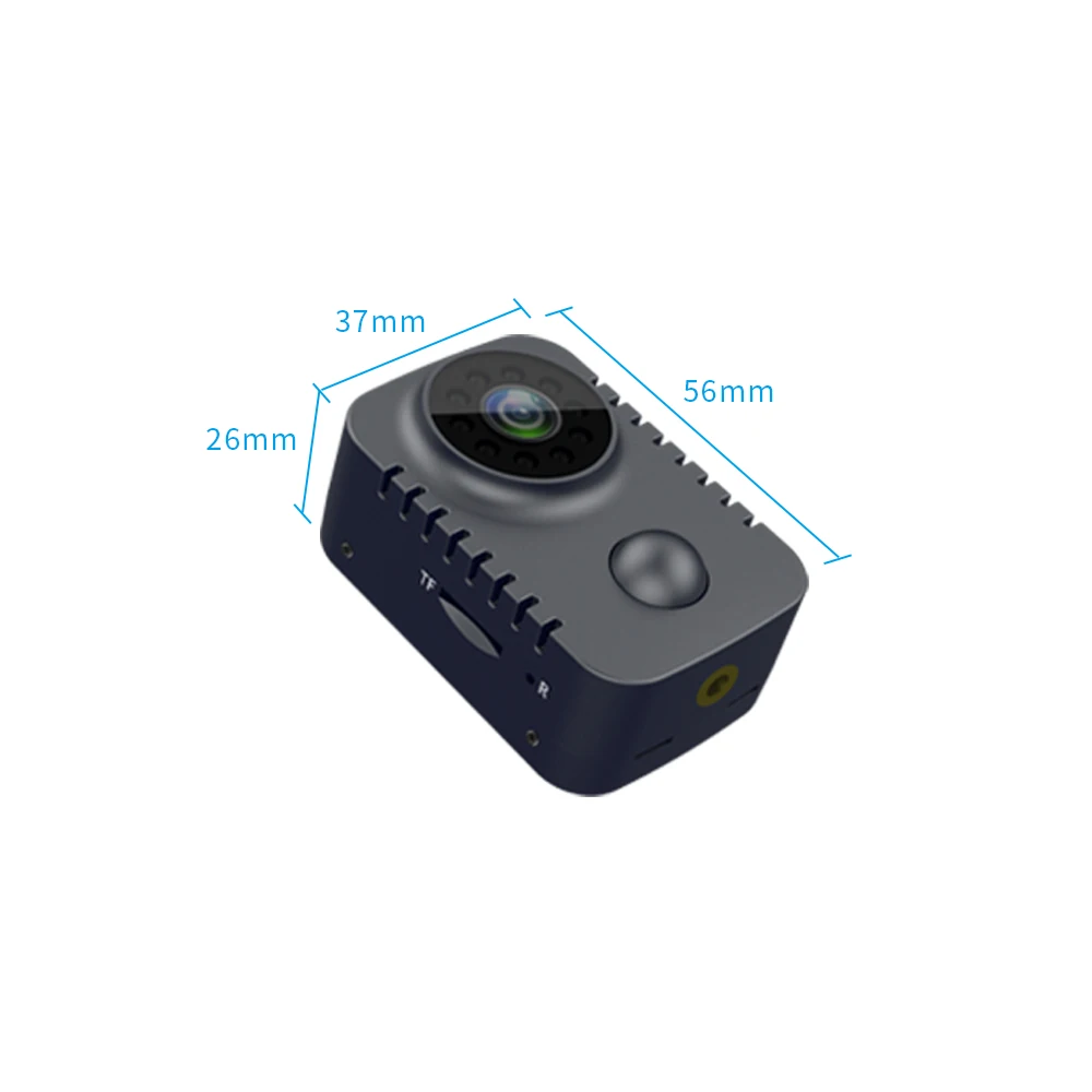 Câmera de Segurança Câmera de Bolso sem Fio Ativada por Movimento Pequena para Carros em Modo de Espera Mini Espia Webcam hd 1080p Pir - Image 6