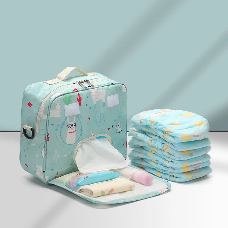 

New Style Waterproof Diaper Bag Large Capacity Messenger Travel Bag Multifunctional Maternity Mother Baby Stroller Bags 23*10*22