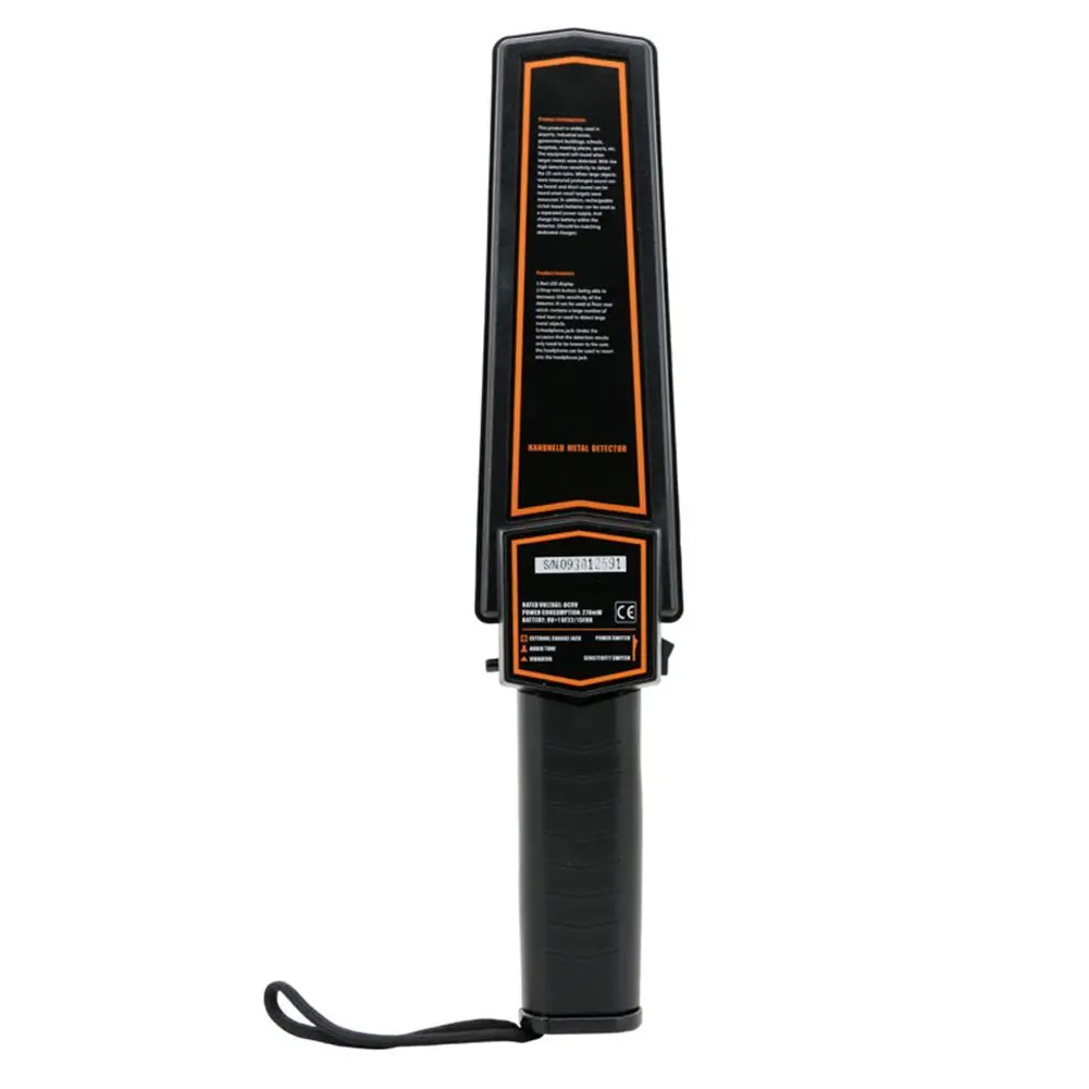 

Portable Handheld Metal Detector Safety Inspection Instrument High Sensitive Security Scanner for Station Airport Subway #40