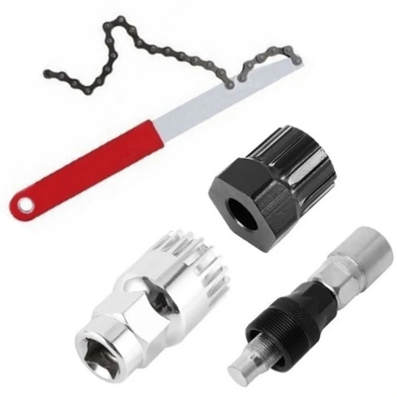Велосипедная Звездочка инструмент маховик фиксирующий Съемник Набор для ремонта велосипеда разборка высококачественный стальной гаечный ключ комбо