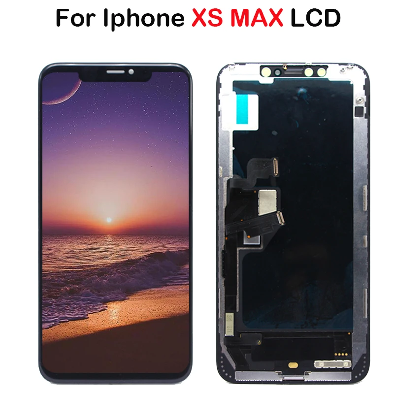 

LCD For Iphone XS MAX LCD Display Touch Screen With Digitizer Replacement Assembly Parts A2101 A1921 ShenChao Tianma Quality