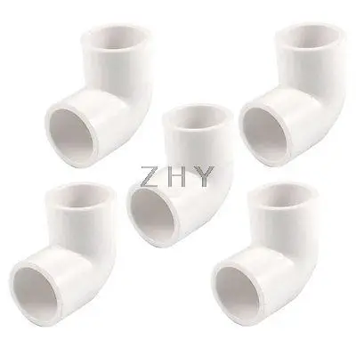 

PVC-U 20mm Drainage Pipe Adapter Connector 90 Degree Elbow White 5 Pcs