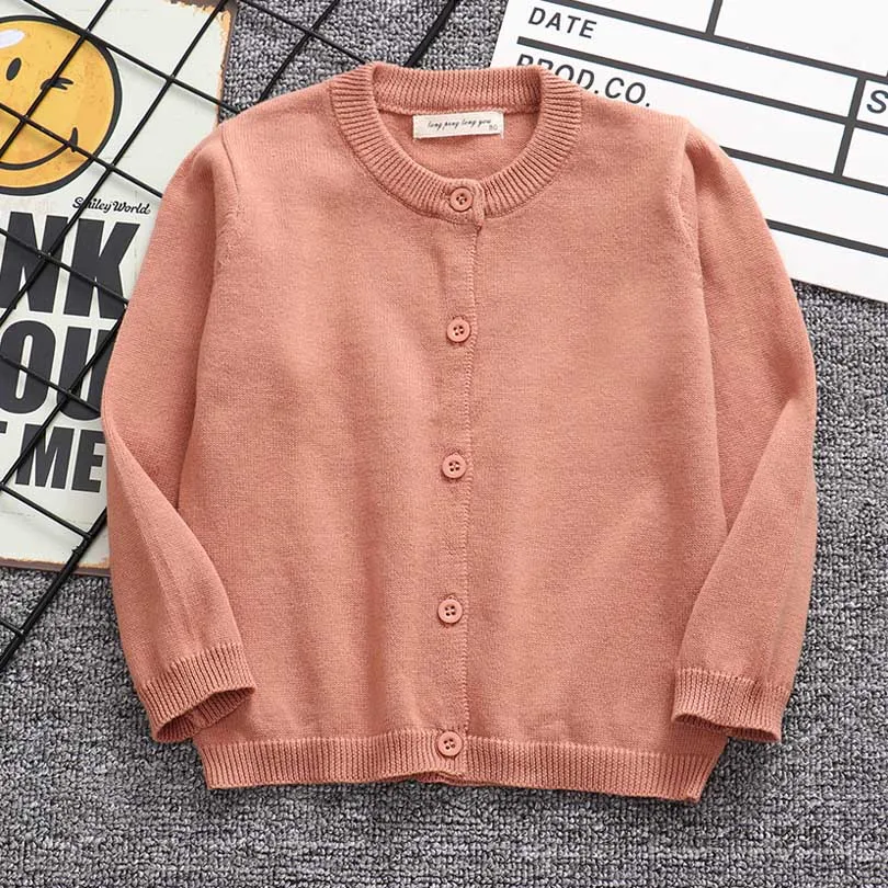 

Baby Boys Girls Cardigan Autumn Cotton Sweater Top Baby Children Clothing Boys Girls Knitted Cardigan Sweater Kid Spring Clothes