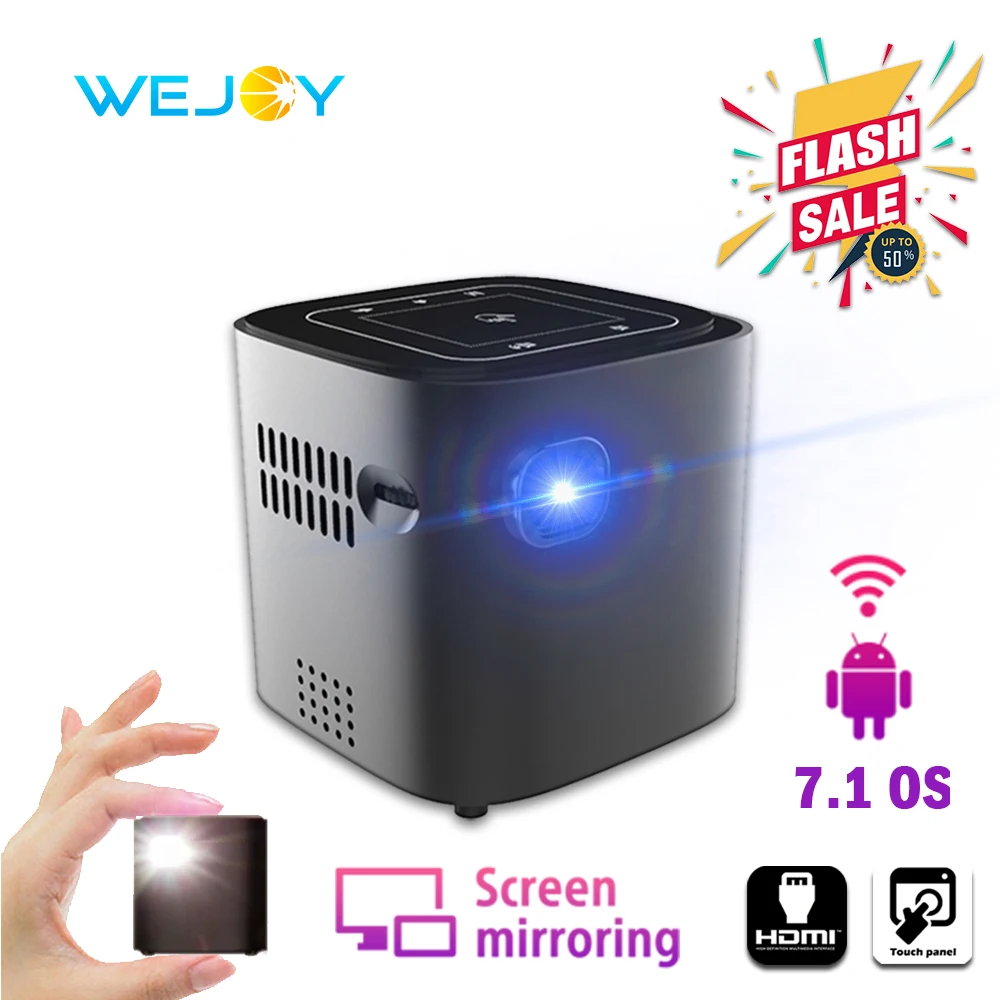 Wejoy Android DL-S12 Mini LED dotykowy projektor DLP Beamer prezentacja danych pokaż przenośny celularny projektor Full HD Wejoy Android DL-S12 Mini LED dotykowy projektor DLP Beamer prezentacja danych pokaż przenośny celularny projektor Full HD