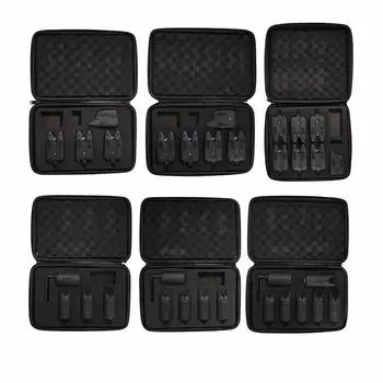 

Wireless Electronic Fishing Bite Alarm Receiver Easy Fishing Carrying LED Outdoor Portable Alert Indicator Kit with Box