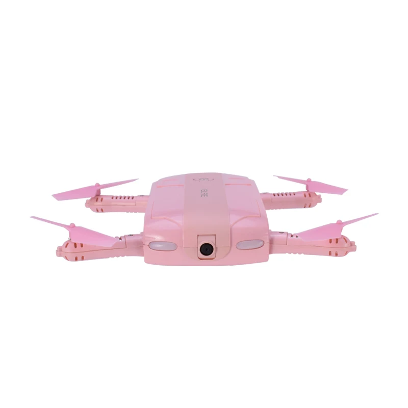 JJRC H37 Elfie Мини карманный селфи складной Дрон FPV 2MP HD камера Безголовый Wifi приложение управление высота удержания Квадрокоптер розовый