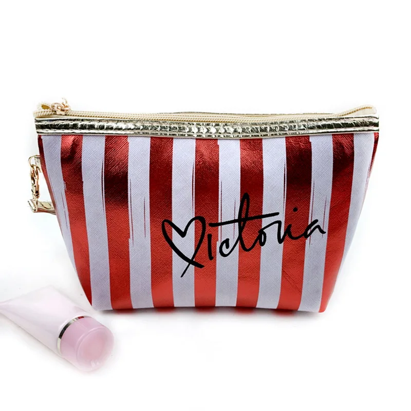 MoneRffi Portable Makeup Case Cosmetic Bag Pouch Travel Organizer Purse Wristlet With Zipper Wash pouch Toiletry kits Storage