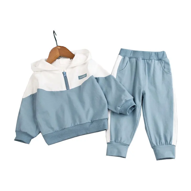 

Kids Clothes Autumn Childrenswear Korean- Style New Style Children Hooded Sports Set Casual Two-Piece Set 0-4-Year-Old