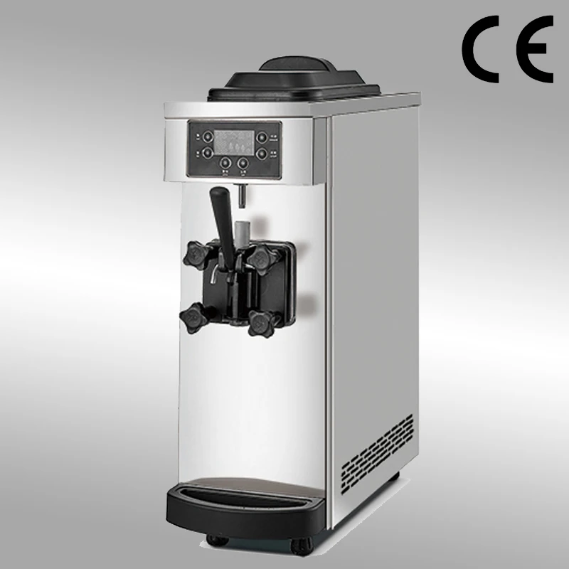 Home Small Desktop Ice Cream Maker Mini Single Head Soft Ice Cream