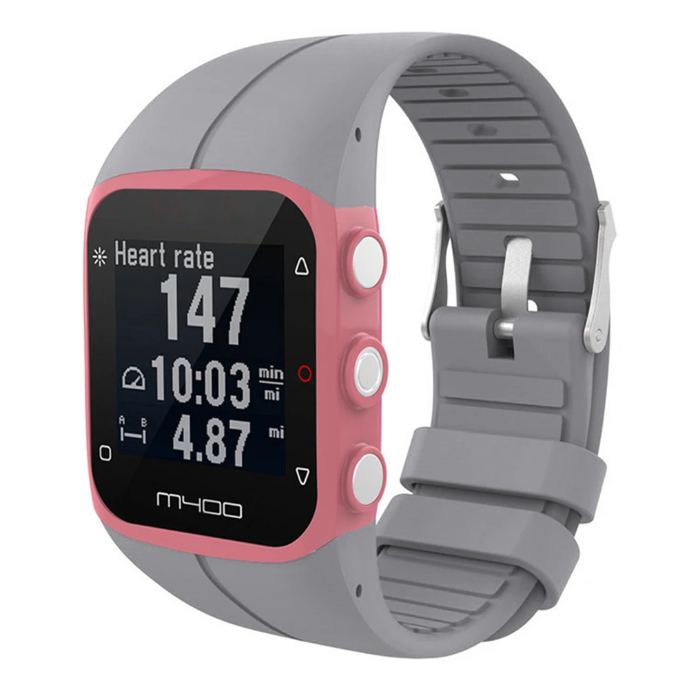 Cinturino da polso in Silicone morbido per Polar M430 M400 Smart Watch cinturino di ricambio per Polar M400/M430